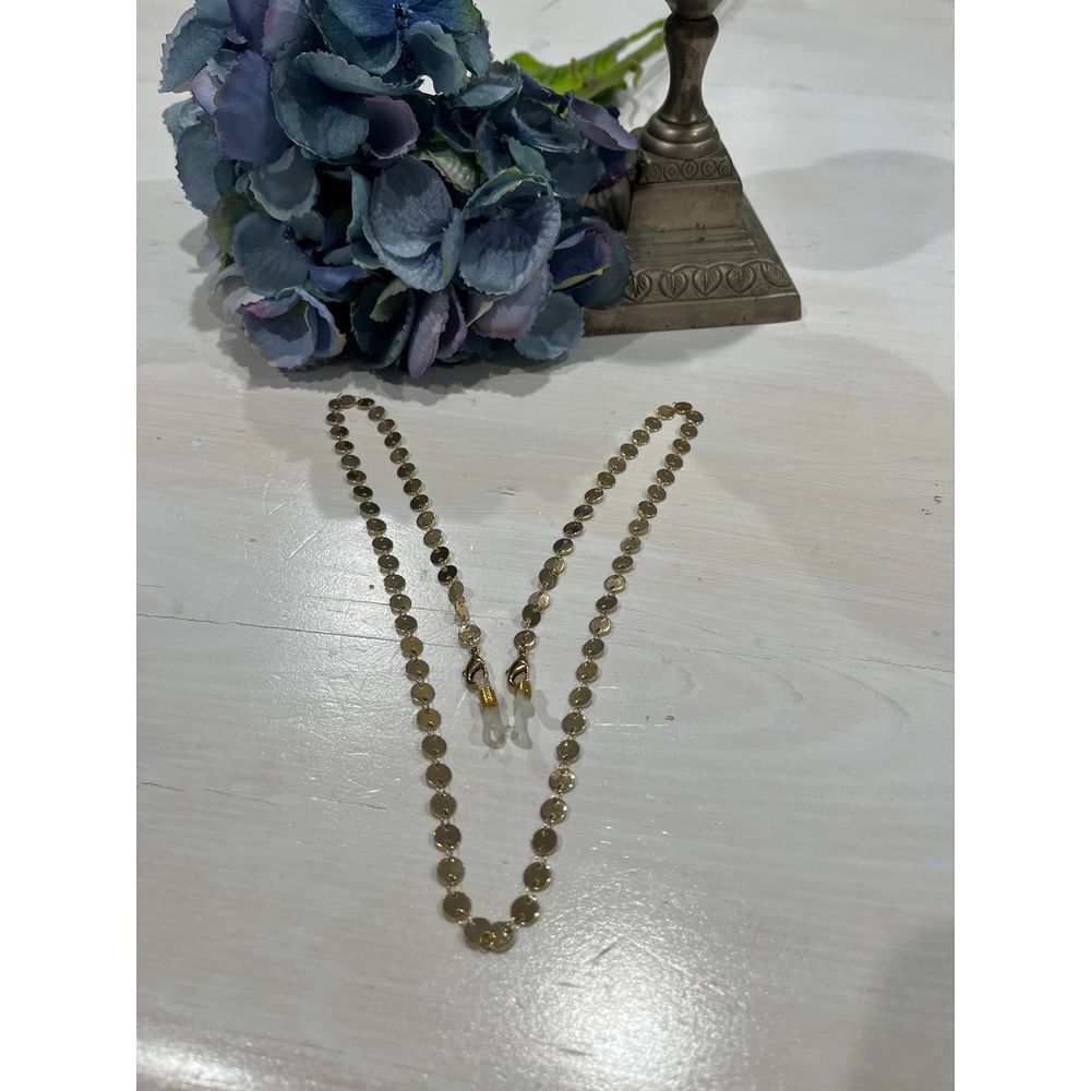 LIKE NEW! Gold colored‎ eyeglass chain holder